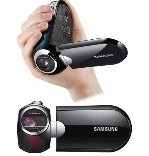 Samsung SMX-C10 Touch of Color Camcorder with 10x Optical Zoom (Red)
