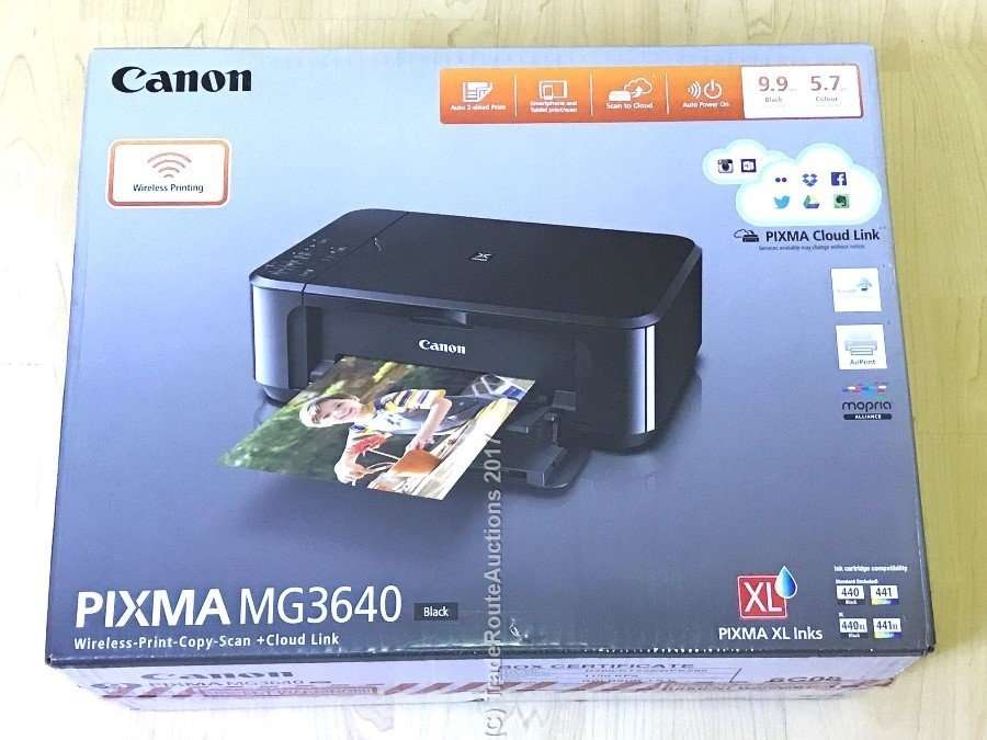 Canon PIXMA MG3640 A4 3-in1 Multifunction ( Scan / Print / Copy ) Wi-Fi Colour Inkjet Printer