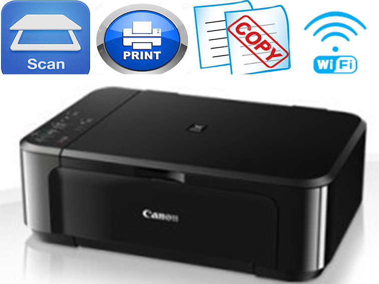 Canon PIXMA MG3640 A4 3-in1 Multifunction ( Scan / Print / Copy ) Wi-Fi Colour Inkjet Printer