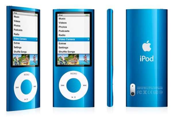 Apple iPod Nano 5th generation 8GB | A1320 | MC037 | Camera | Blue