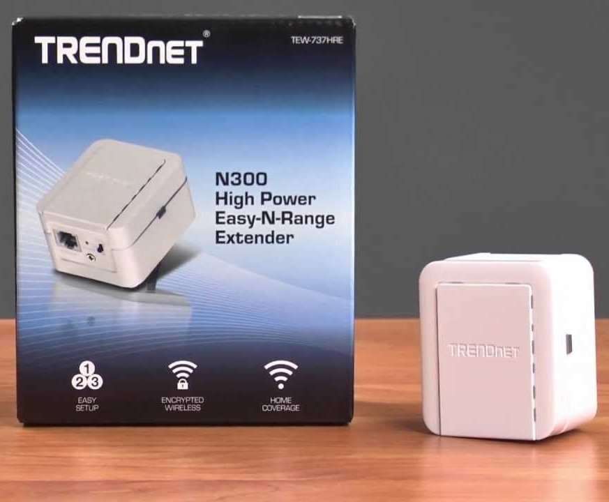 TRENDnet TEW-737HRE N300 High Powered Universal Wireless Range Extender, Wi-Fi Repeater