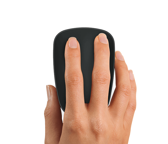 Logitech Ultrathin Touch wireless Mouse T630 for Windows Touch Gestures