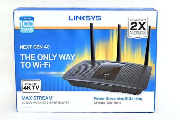 LINKSYS EA7500 MAX-STREAM AC1900 MU-MIMO GIGABIT WI-FI Wireless ROUTER | Power Streaming & Gaming