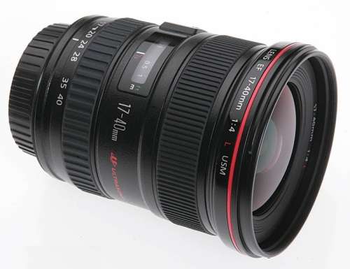 CANON EF 17-40mm f/4L ULTRASONIC Ultra Wide Angle Zoom Lens for Canon SLR Cameras