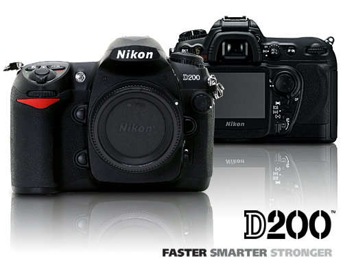 Nikon D200 PROFESSIONAL Digital SLR Camera Body ONLY