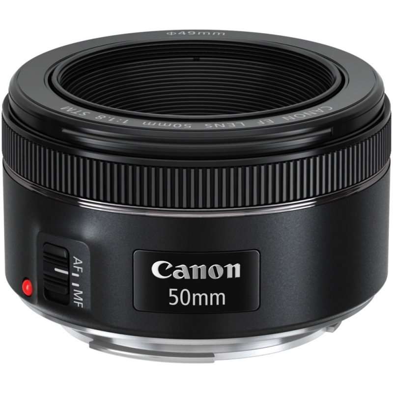 Canon EF 50mm f/1.8 STM Lens for Canon DSLR Cameras