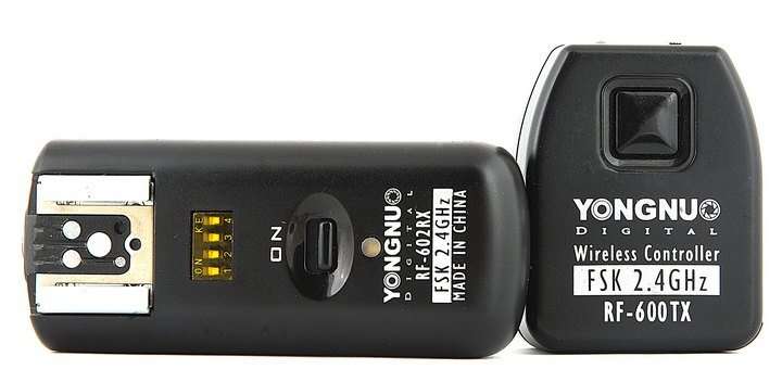 Yongnuo 2.4GHz Wireless Flash Trigger RF-600TX + Receiver RF-602RX Set for Nikon