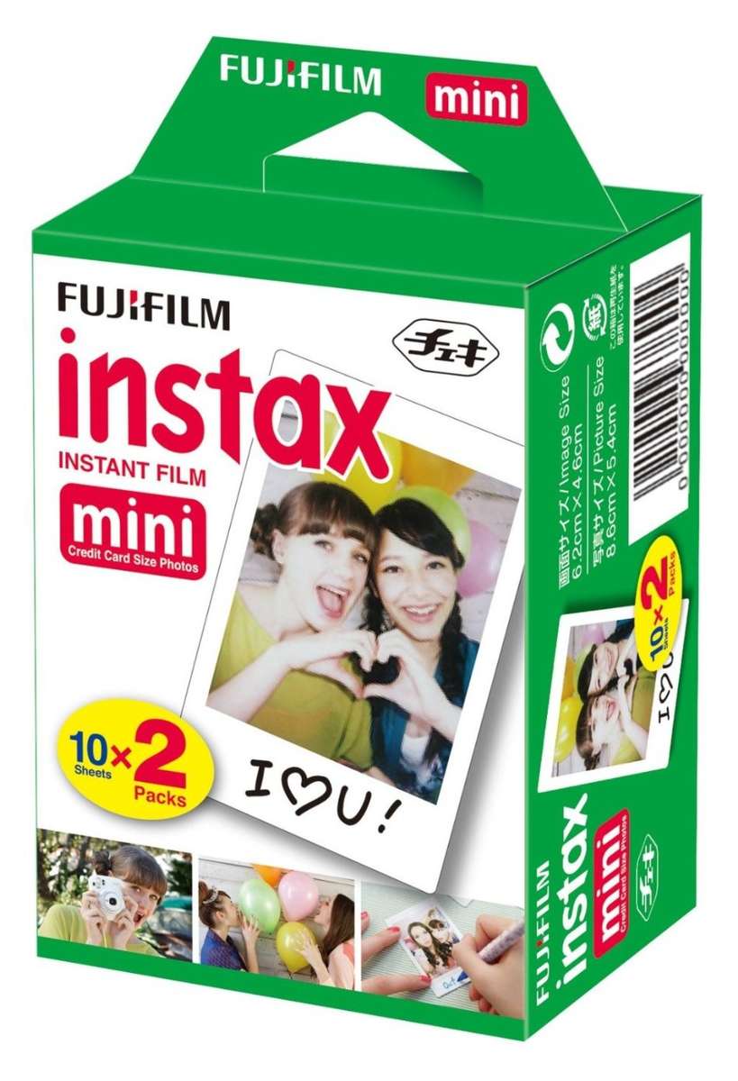FUJIFILM Instax Mini Film (10 X 2 Sheets) Twin Pack for Instax Mini 7, 8 & 9