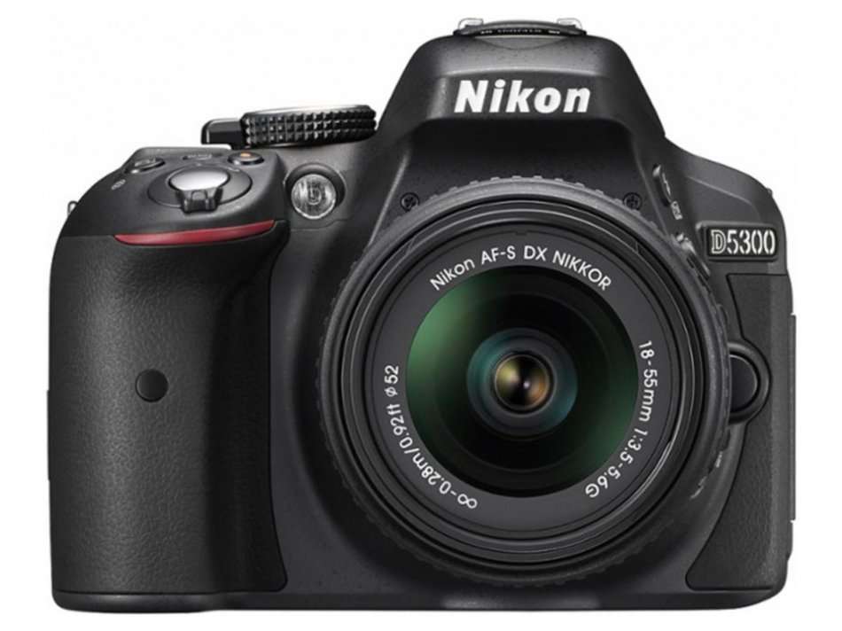 NIKON D5300 DSLR CAMERA BODY [ WiFi & GPS] - [ 24.2 MP ] - [ DX ] WITH 18-55 Lens Kit