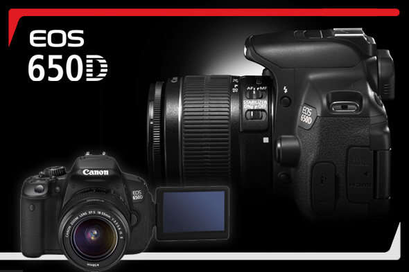 CANON 650D Digital SLR CAMERA with Canon 18-55mm IS Lens (18 Megapixels) DSLR Camera Kit