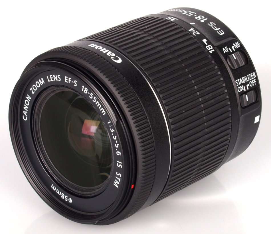 Canon EF-S 18-55mm f/3.5-5.6 IS (IMAGE STABILIZER) STM Camera Lens for Canon Digital SLR Cameras