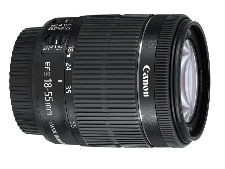 Canon EF-S 18-55mm f/3.5-5.6 IS (IMAGE STABILIZER) STM Camera Lens for Canon Digital SLR Cameras