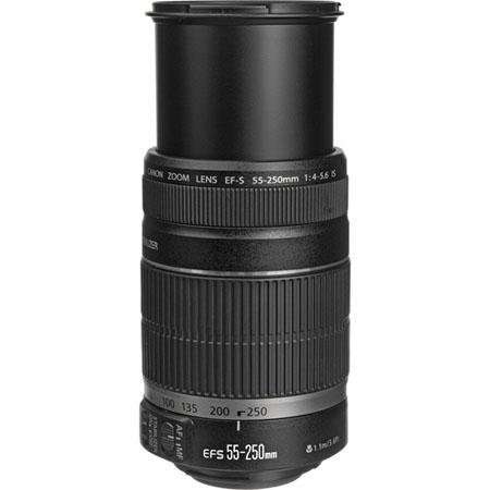 Canon EF-S 55-250mm IS (Image Stabilizer) Lens for Canon DSLR Cameras