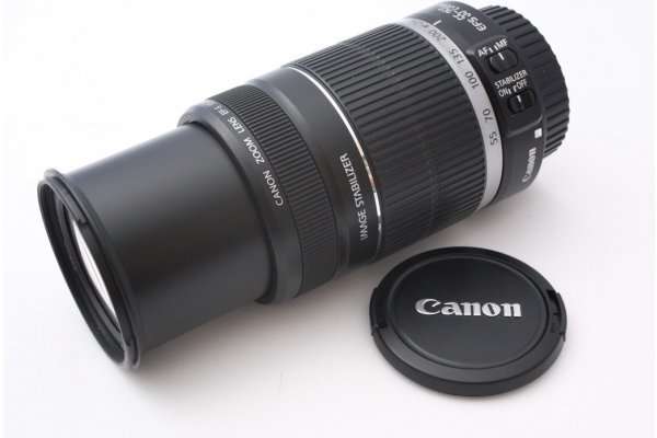 Canon EF-S 55-250mm IS (Image Stabilizer) Lens for Canon DSLR Cameras