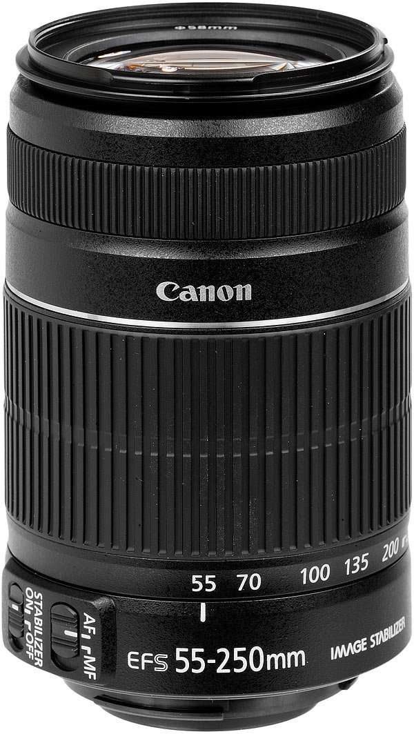 Canon EF-S 55-250m IS (Image Stabilizer)  Lens for Canon DSLR Cameras