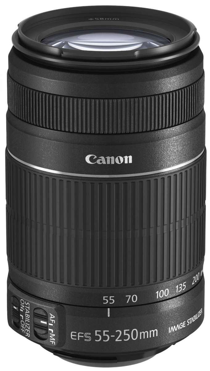 Canon EF-S 55-250m IS (Image Stabilizer) Mark ii Lens for Canon DSLR Cameras