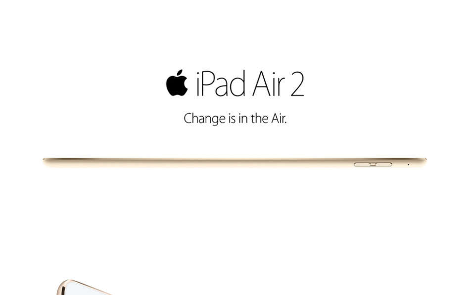 IPAD AIR 2 | MH0W2LL/A | 16GB | WiFi Only | GOLD | RETINA DISPLAY  | FINGERPRINT ID | 9.7inch Tablet