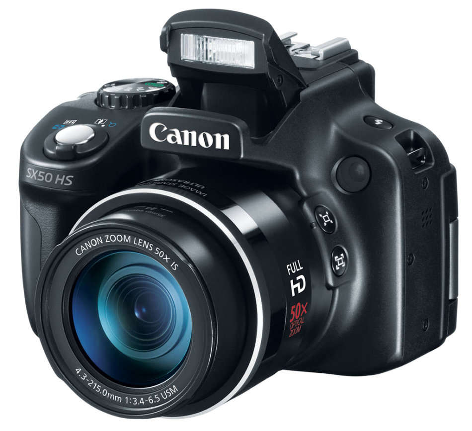 Canon PowerShot SX50 HS CAMERA 24-1200mm IMAGE STABILIZER Lens - WORLD`S FIRST COMPACT 50X ZOOM