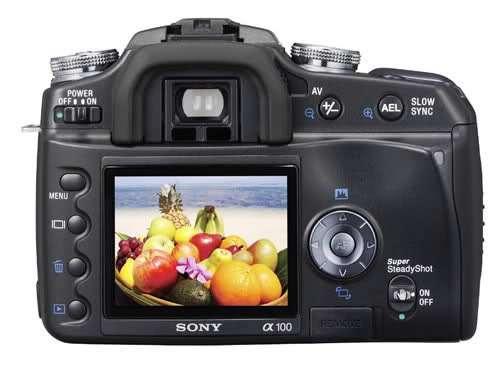 SONY ALPHA A100 DSLR PROFESSIONAL DIGITAL CAMERA + 18-70 SONY LENS KIT