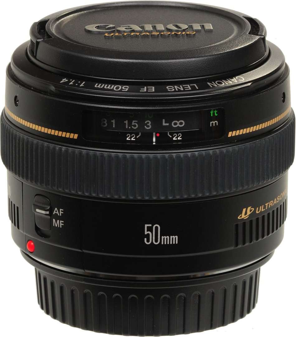 Canon EF 50mm f/1.4 Lens USM Ultrasonic for Canon DSLR Cameras