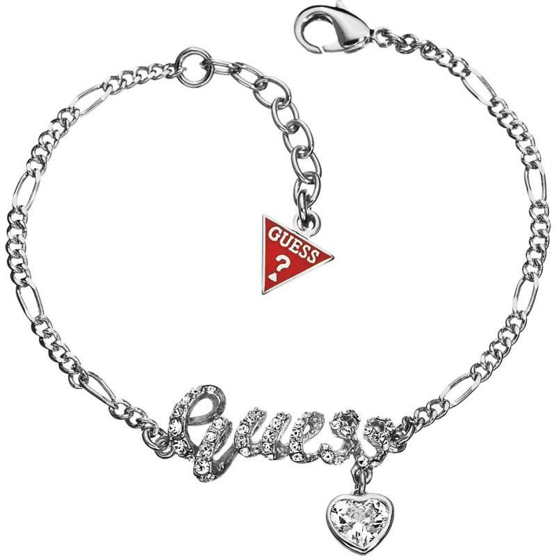 Guess UBB81113 Ladies Silver Charm Bracelet  - Brand new in Box