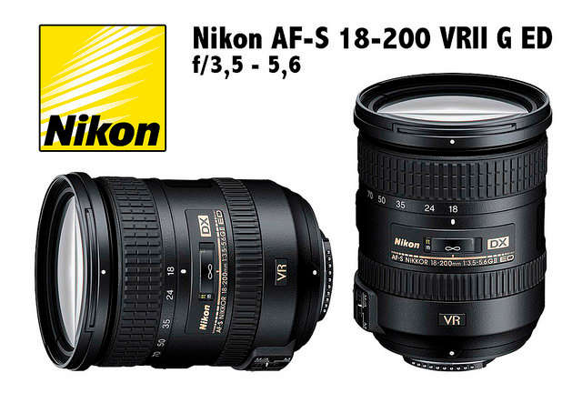 Nikon AF Zoom Nikkor 18-200mm f/3.5-5.6G ED-IF AF-S DX VR 2 Telephoto Zoom Lens for NIKON  [ VR ii ]