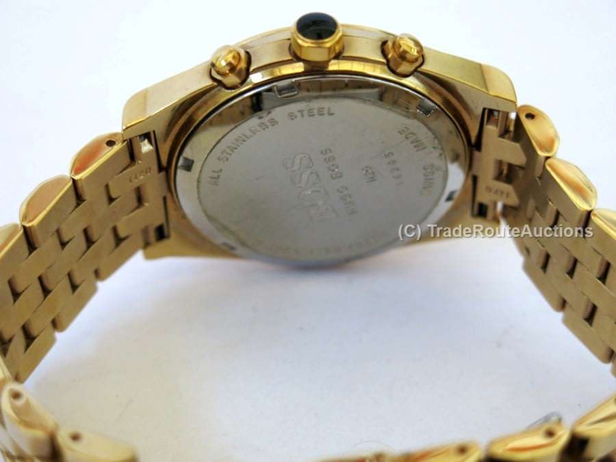 Hugo Boss Gold Plated Chrono Dial Men's Watch 1120 / 16205