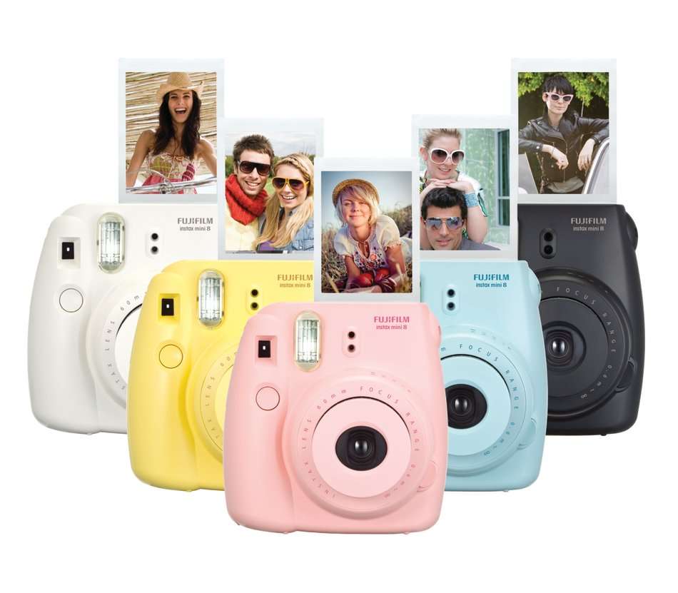 Fujifilm Instax Mini 8 Instant Camera in Box - YELLOW - Grab one handy for holidays Instant pictures