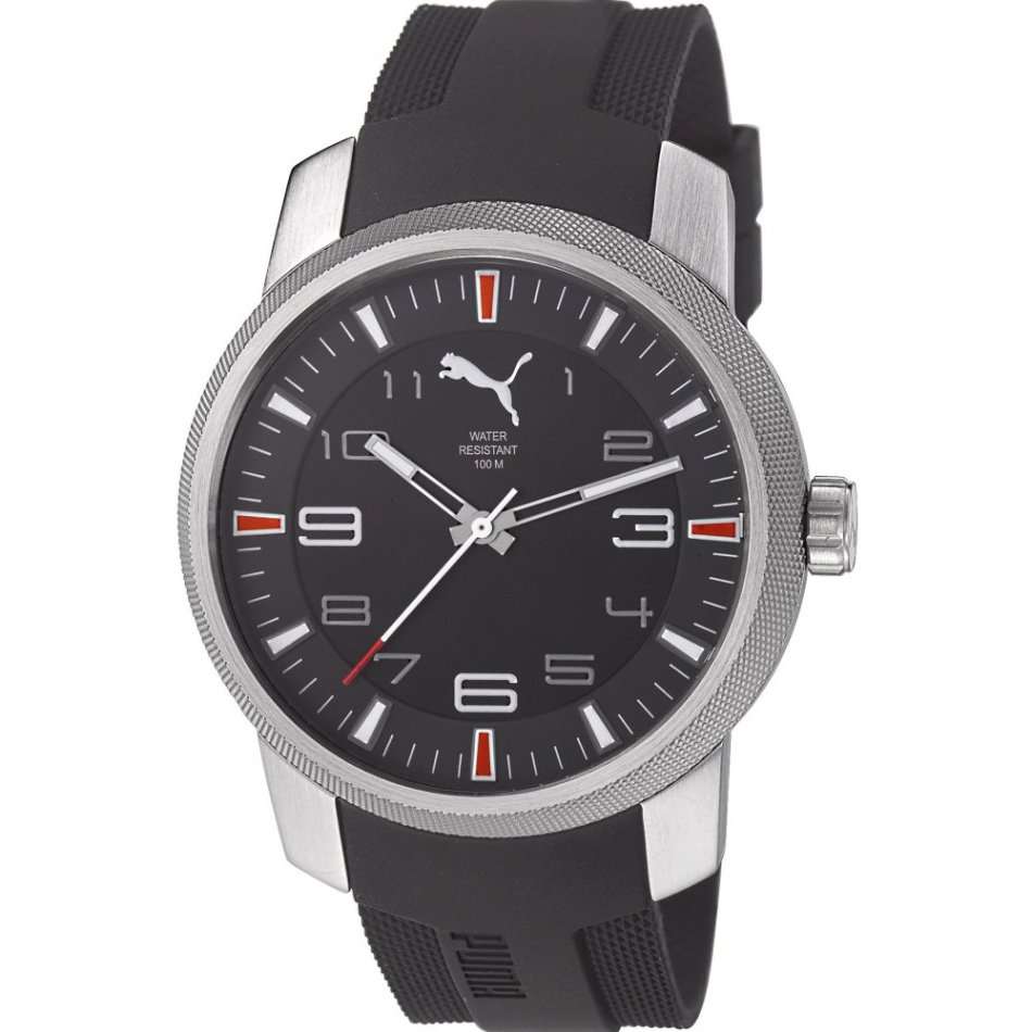Puma PU103071001 Essence 3HD Silver Black Men's Watch - BRAND NEW *** PUMA ***