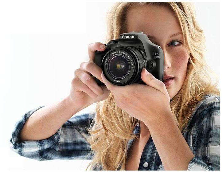 Canon EOS 1100D Digital Camera Body 12.3 MP HDMI with 18-55 Canon Lens Professional KIT