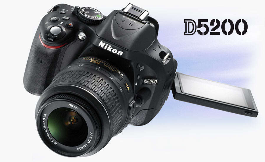 [ 24.1 MEGAPIXELS ] NIKON D5200 DSLR CAMERA +  18-55MM NIKKOR VR LENS PROFESSIONAL KIT