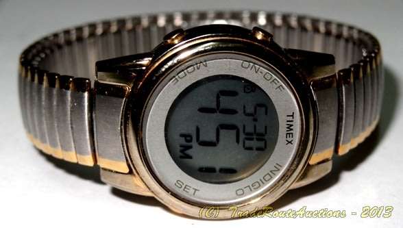 TIMEX  INDIGLO DIGITAL STAINLESS STEEL WOMEN'S WRIST WATCH - DEMO