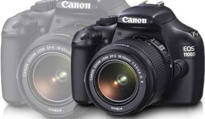 Canon EOS 1100D Digital Camera Body 12.3 MP HDMI with 18-55 Canon Lens Professional KIT