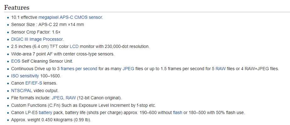 Canon EOS 1000D Digital SLR camera plus Canon 18-55mm Lens Professional KIT