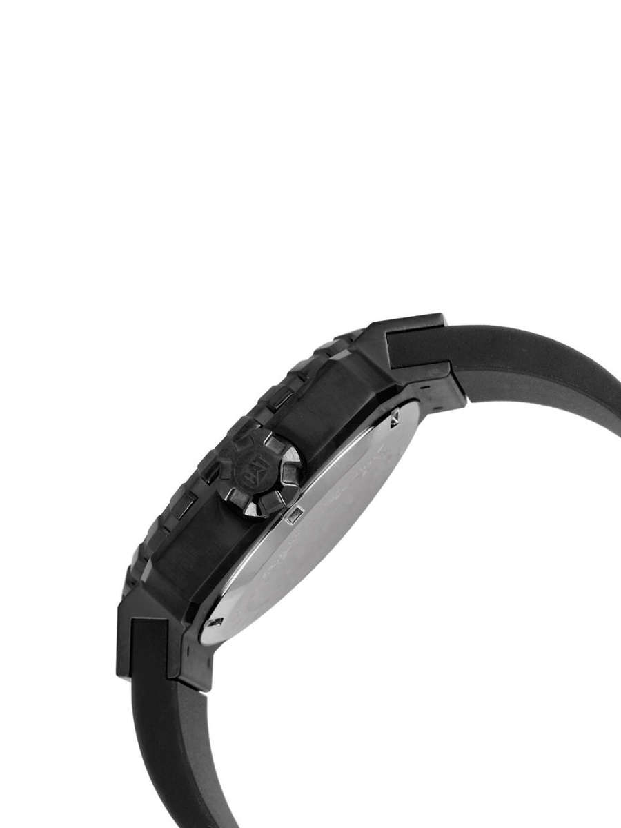 Caterpillar Atoll Black Rubber Strap D416121128 Men`s Watch - Brand New in Box