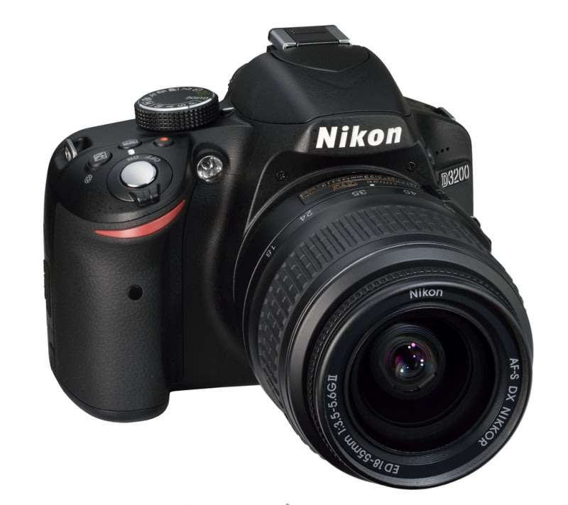 Nikon D3200 24.2 MP CMOS Digital SLR with 18-55mm f/3.5-5.6 AF-S DX NIKKOR Zoom Lens - 24.2 MP