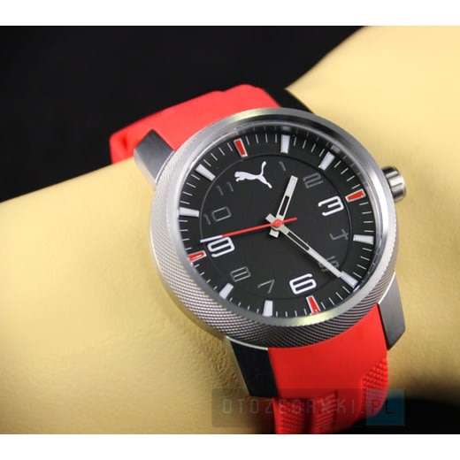 Puma ESSENCE PU103071008 Men's Red Rubber Black Dial  - BRAND NEW *** PUMA ***