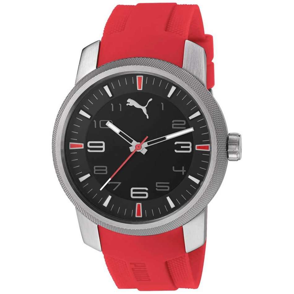 Puma ESSENCE PU103071008 Men's Red Rubber Black Dial  - BRAND NEW *** PUMA ***