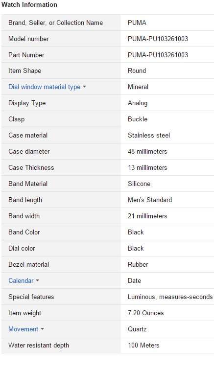 Puma Octane Men's Watch PU103261003 silicone Band and black Dial - BRAND NEW *** PUMA ***