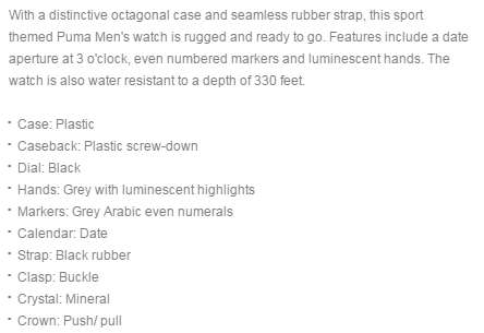 Puma Men's Iconic Black Rubber Analog Quartz Watch - PU103501005   - BRAND NEW *** PUMA ***