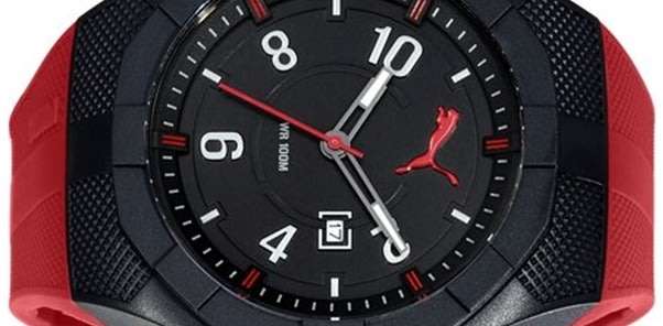 Puma Men's Iconic Black Rubber Analog Quartz Watch - PU103501005   - BRAND NEW *** PUMA ***