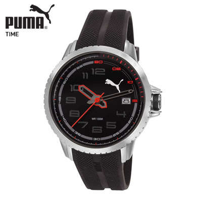 Puma Men's Watch with Black Silicon Band and Black Dial PU103281004   - BRAND NEW *** PUMA ***