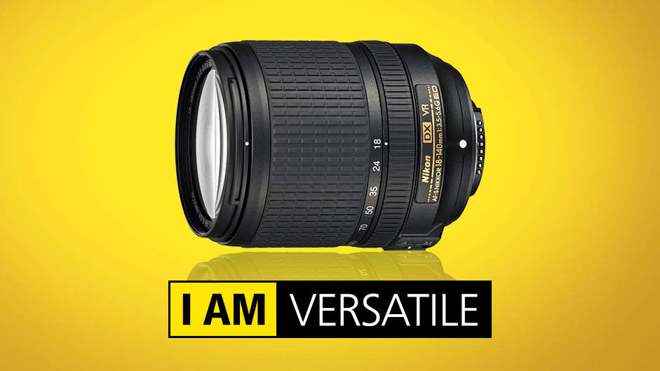 Nikon 18-140mm f/3.5-5.6G ED VR AF-S DX NIKKOR Telephoto & Wide Angle Zoom Lens for Nikon DSLRs