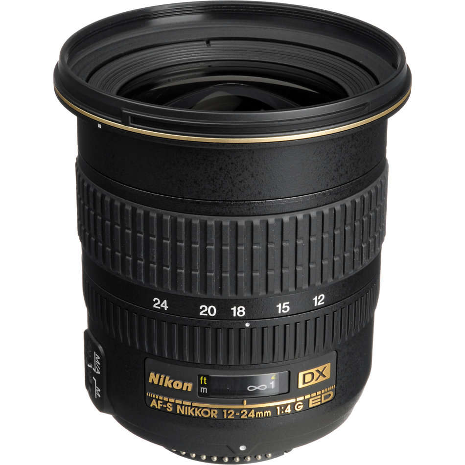 Nikon AF-S DX Zoom-Nikkor 12-24mm f/4G IF-ED Lens for Nikon DSLR Cameras - BARGAIN