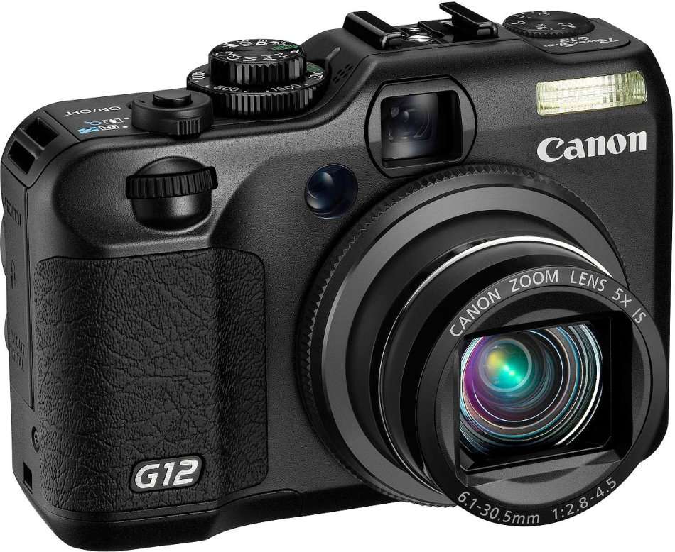 Canon PowerShot G12 Digital Camera with 5x Wide Angle Optical Image Stabilized Zoom