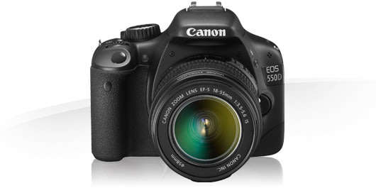 18 Megapixels - Canon EOS 550D Digital SLR camera FULL HD  with Canon 18-55MM IS LENS