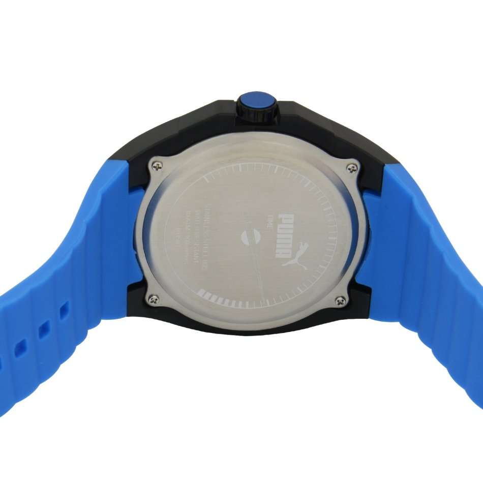 Puma Men's Iconic Blue Silicone Analog Quartz Watch - PU103501004  - BRAND NEW *** PUMA ***