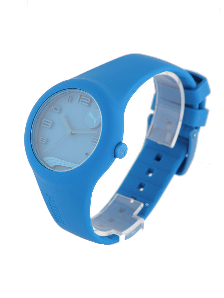 Puma Men's Form PU103001003 Blue Silicone Analog Quartz Watch with Blue Dial BRAND NEW *** PUMA ***