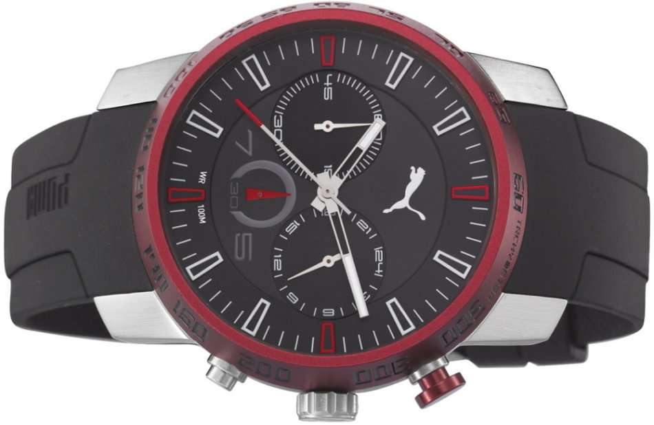 Puma Essence Chrono Silver Black Men's Watch PU103051003   - BRAND NEW *** PUMA ***