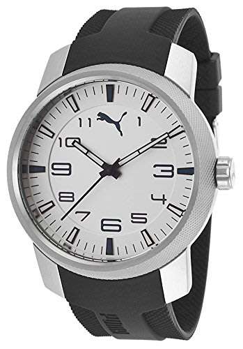 Puma ESSENCE PU103071006 Men's Black Rubber Silver-Tone Matte Dial - BRAND NEW *** PUMA ***